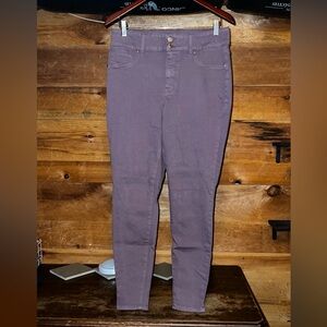Maurices Purple Skinny Jeans with Stretch